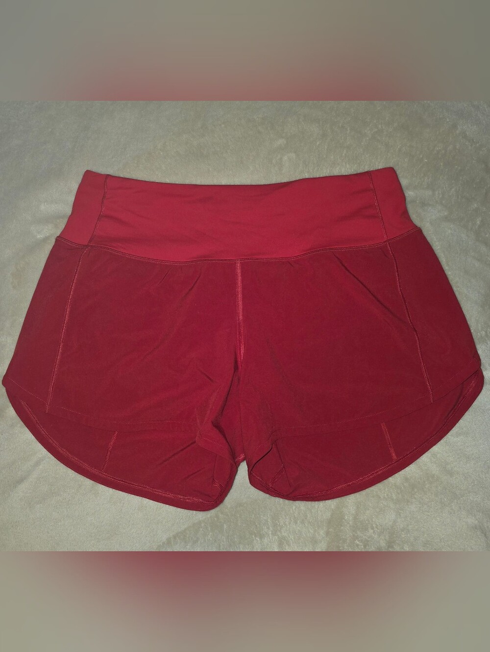 Red Lululemon Shorts